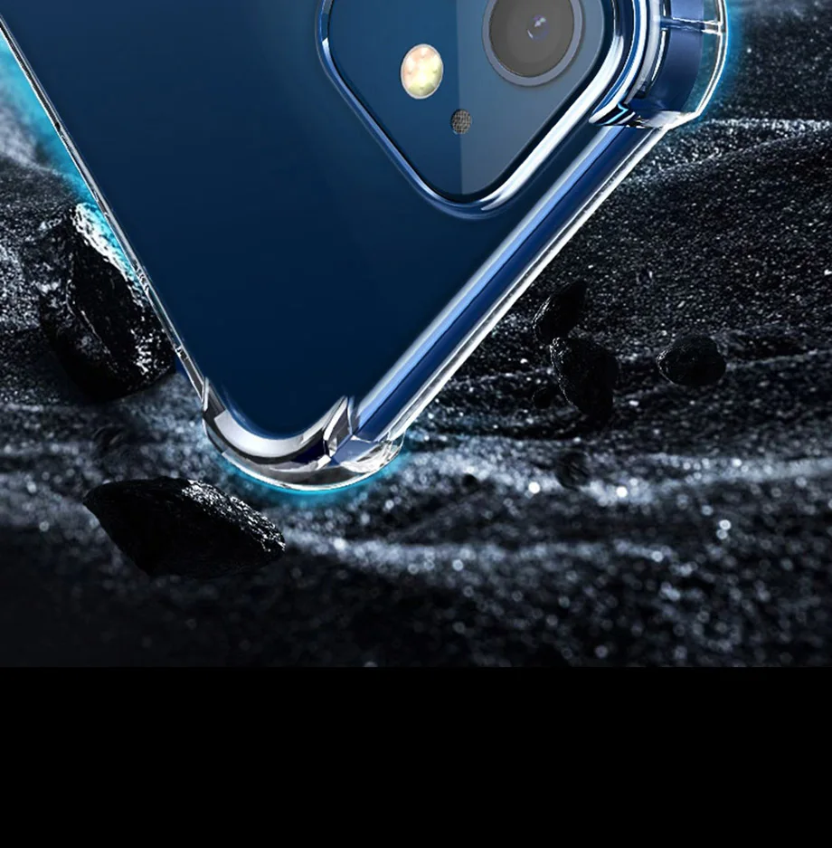 Shockproof Clear Case For iPhone 14 15 16 13 12 11 Pro Max XS Max X XR Silicon For iPhone 6 7 8 Plus SE Back Cover Phone Case