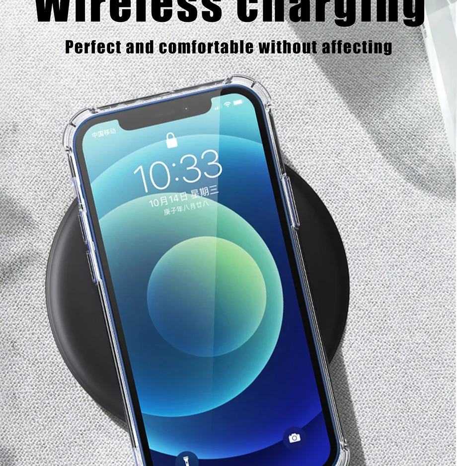 Shockproof Clear Case For iPhone 14 15 16 13 12 11 Pro Max XS Max X XR Silicon For iPhone 6 7 8 Plus SE Back Cover Phone Case