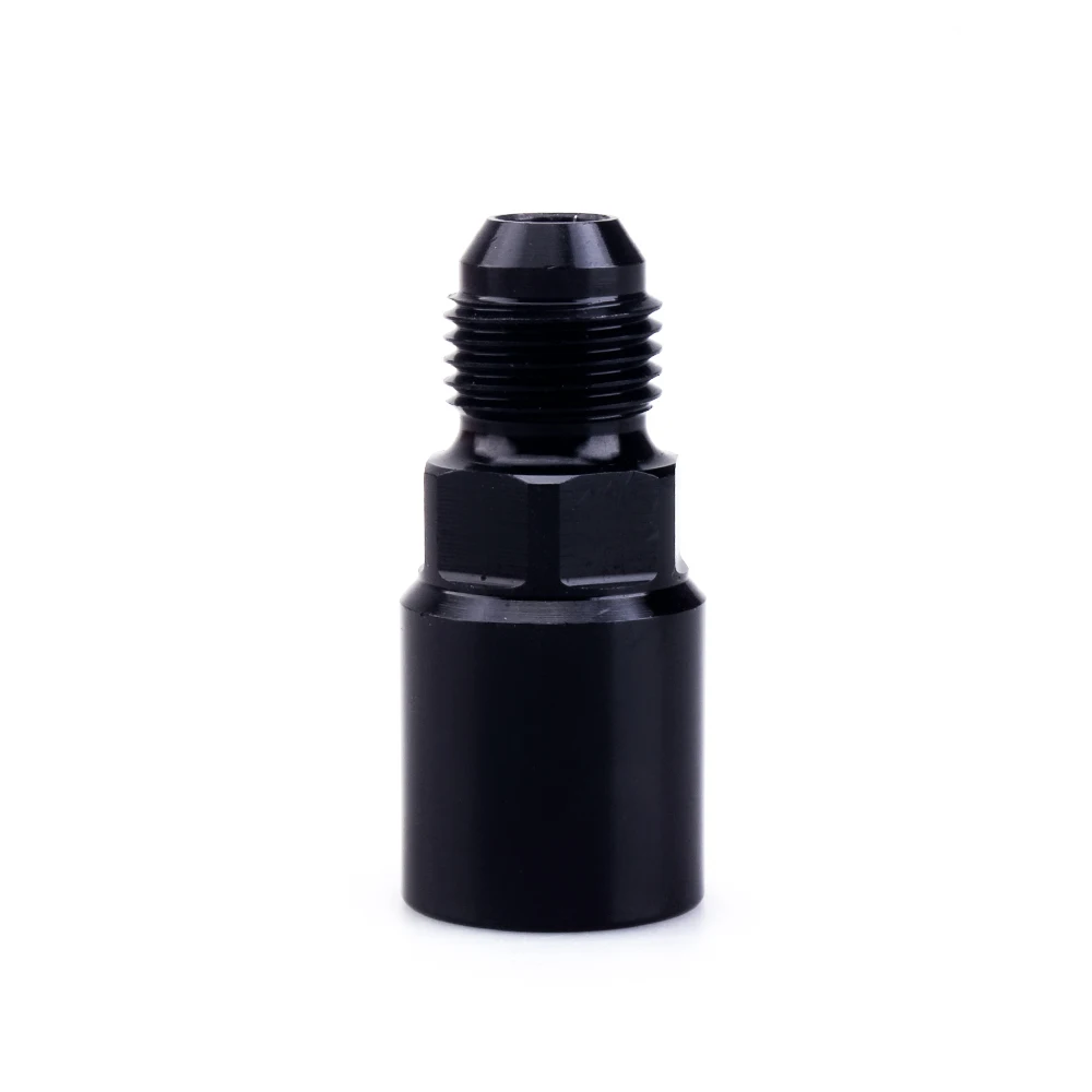 Quick Connect 6AN AN6 Male To 3/8", 5/16" AN8 8AN Quick Disconnect Male Push On EFI Fitting Adapter Aluminum Black