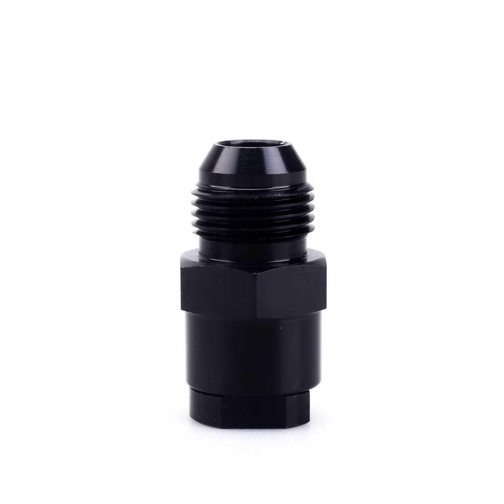 Quick Connect 6AN AN6 Male To 3/8", 5/16" AN8 8AN Quick Disconnect Male Push On EFI Fitting Adapter Aluminum Black