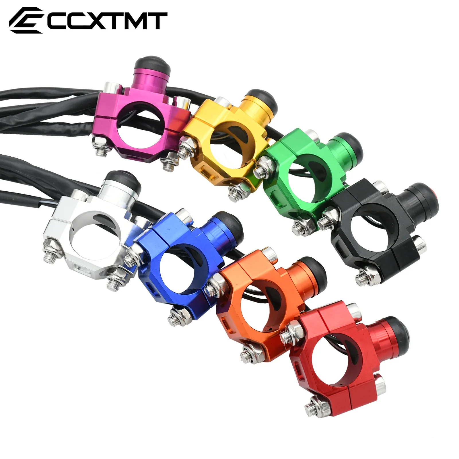Motorcycle Dirt Bike ATV 22mm Handle Universal CNC Start Kill Switch Engine ON/OFF Button For KTM Honda Kawasaki Yamaha Suzuki