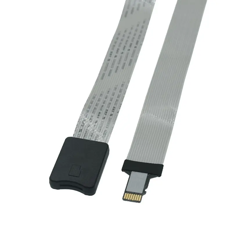 10/15/25/46CM TF To Micro SD Card Flex Extension Cable Extender Adapter Zip Extension Cable Memory Card Extender Cord Linker