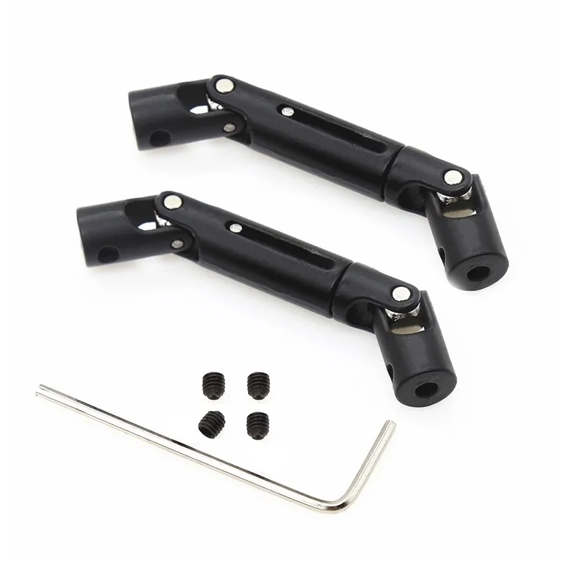 2pcs Metal Drive Shaft Driveshaft For WPL C14 C24 C34 MN D90 D91 D96 D99 D99S MN90 MN98 MN99S RC Car Upgrades Parts Accessorie
