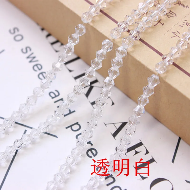 Rondell Austria Faceted Crystal Beads Round Glass Beads Loose Spacer Beads for Jewelry Making DIY