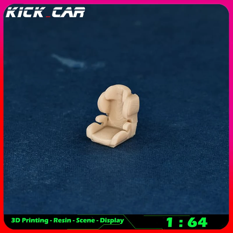 Kickcar 1/64 Racing Seats Model Car Diorama Uncolored Resin Garage Scene Repair Tools Decoration Simulation Scene Toy
