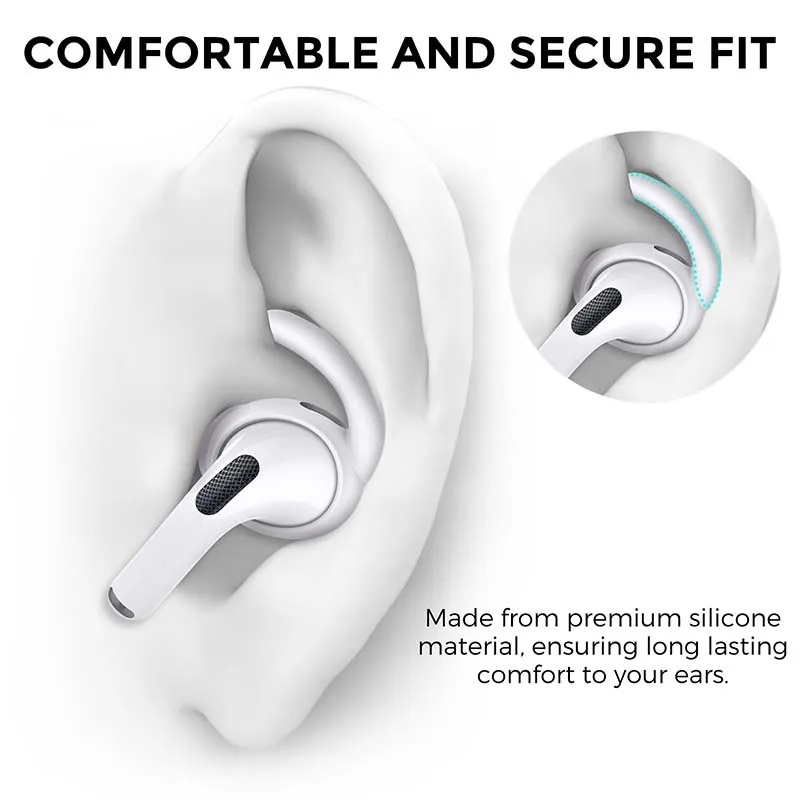 Ear Pads For Airpods Pro2 Wireless Bluetooth For iphone Earphones Cushions Silicone Ear Caps Case Earpads Eartips 2pcs/pair