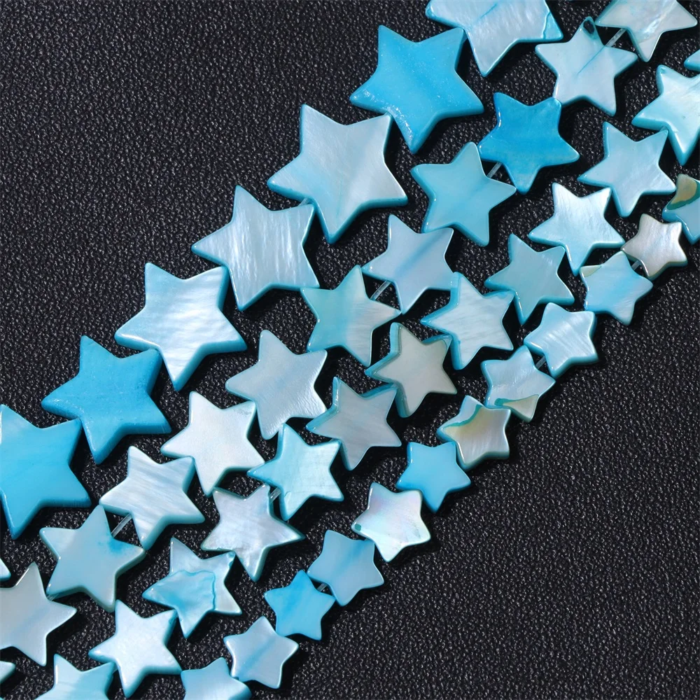 Wholesale Love Heart Star Shell Beads Natural Mother of Pearl Loose Beads for Jewelry Making DIY Charm Bracelet Necklace Earring