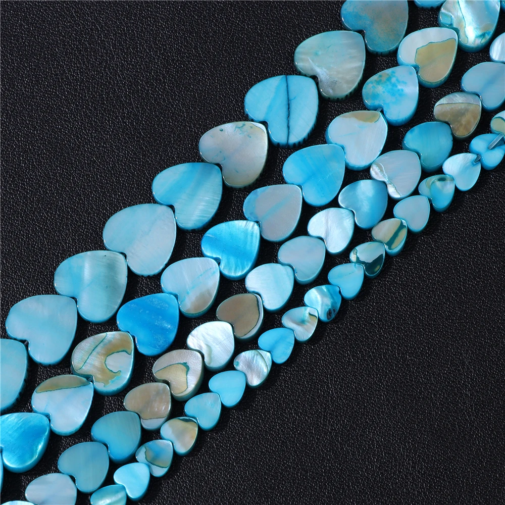 Wholesale Love Heart Star Shell Beads Natural Mother of Pearl Loose Beads for Jewelry Making DIY Charm Bracelet Necklace Earring