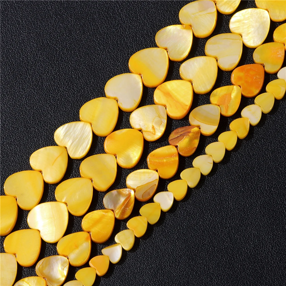 Wholesale Love Heart Star Shell Beads Natural Mother of Pearl Loose Beads for Jewelry Making DIY Charm Bracelet Necklace Earring