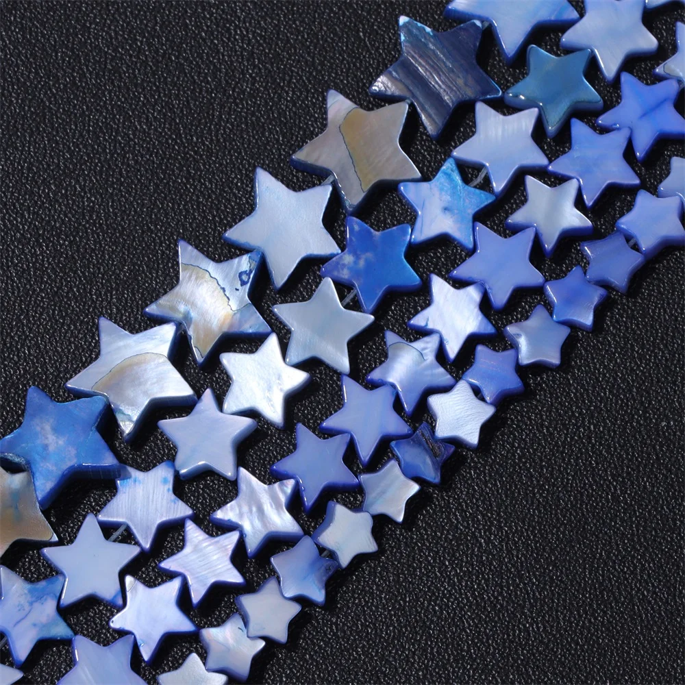 Wholesale Love Heart Star Shell Beads Natural Mother of Pearl Loose Beads for Jewelry Making DIY Charm Bracelet Necklace Earring