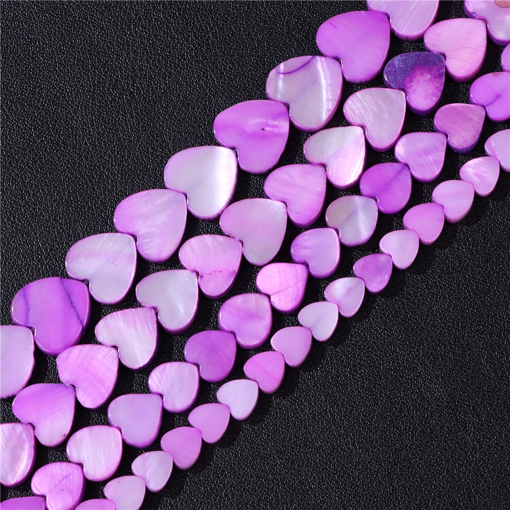 Wholesale Love Heart Star Shell Beads Natural Mother of Pearl Loose Beads for Jewelry Making DIY Charm Bracelet Necklace Earring
