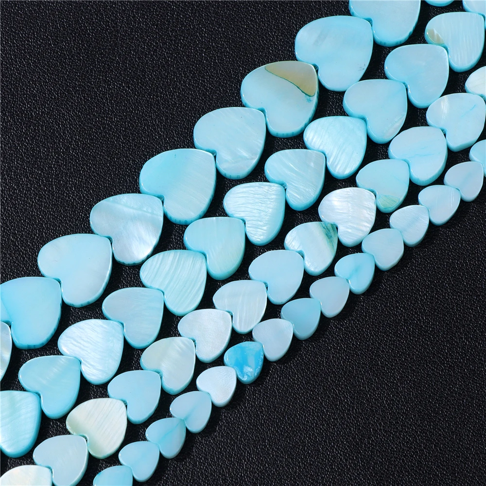 Wholesale Love Heart Star Shell Beads Natural Mother of Pearl Loose Beads for Jewelry Making DIY Charm Bracelet Necklace Earring