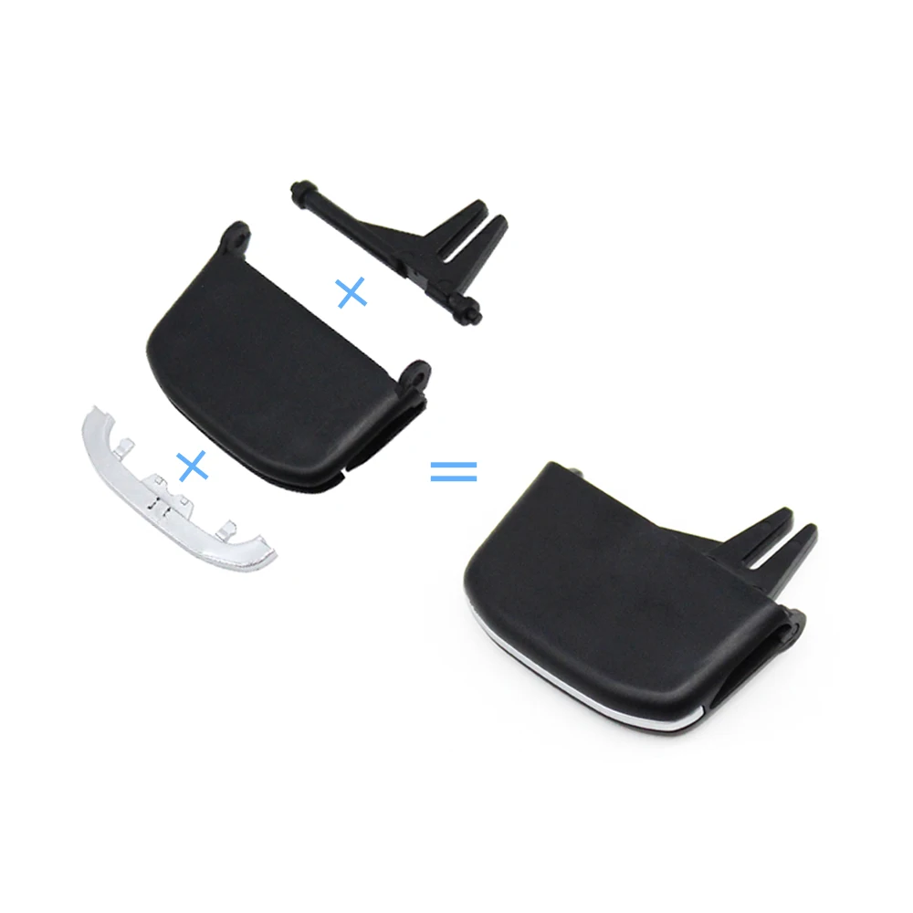Car Dashboard Air Conditioner AC Vent Grille Outlet Tab Clip Slider Repair Kit For Volvo V60 S60 V40 2011-2019