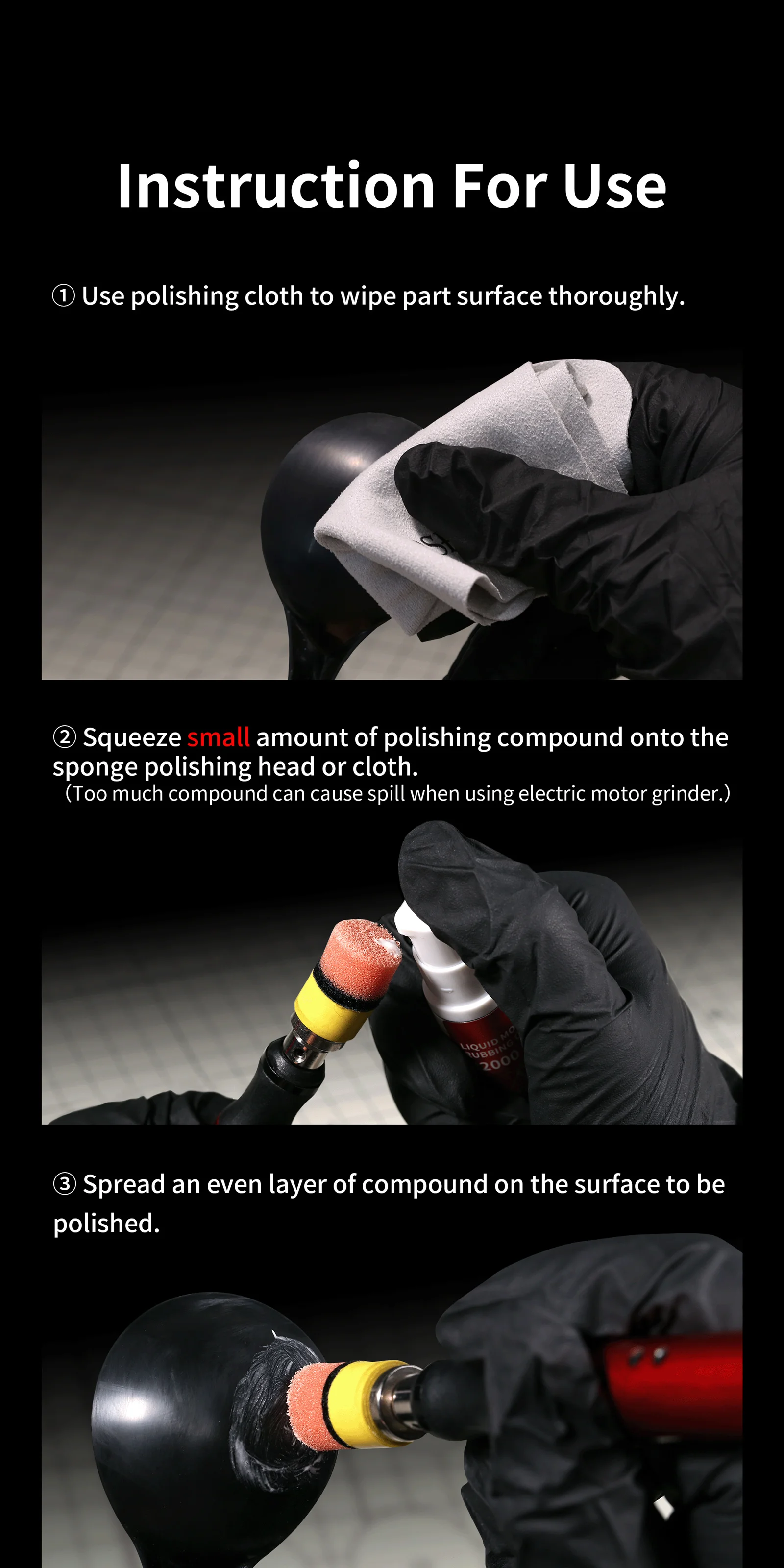 DSPIAE LM-10 #2000~#10000 Polishing Compound Grind Cream for Model Making