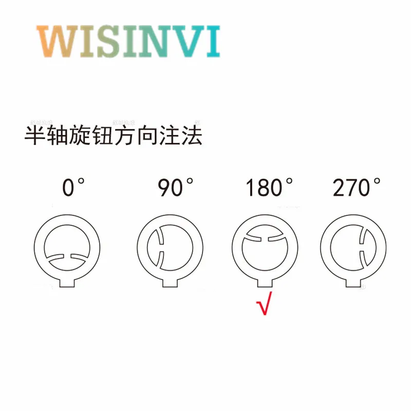 5PCS Color Rubber Half Shaft Knob Diameter 16 MM Height 19 MM Rubber Potentiometer Knob 180 Degree D-Shaped Inner Hole 6 MM