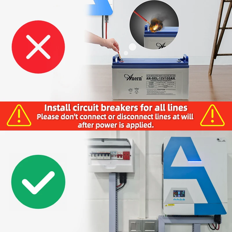 Hybrid Solar Inverter 1KW 3KW 4.2KW 6.2KW 10.2KW Build-in Mppt Controller 500VDC PV Input 230VAC 12V 24V 48V Pure Sine Wave