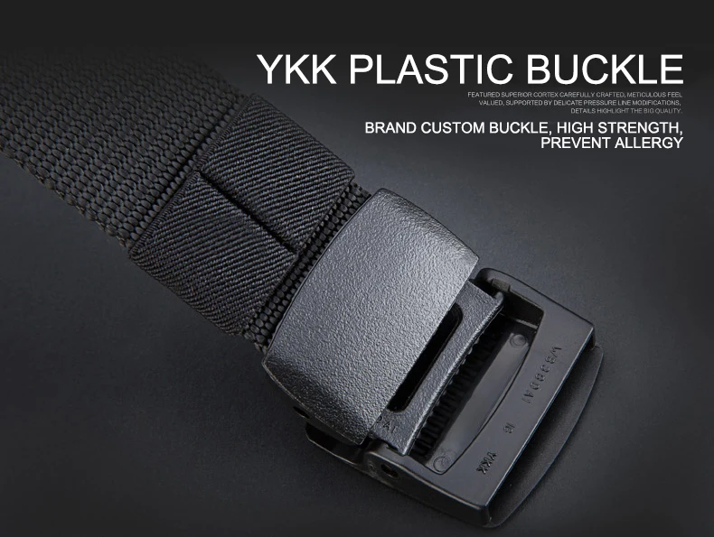 JIFANPAUL Automatic Buckle Nylon Belt Male Army Tactical Belt Mens Military Waist Canvas Belts Cummerbunds High Quality Strap