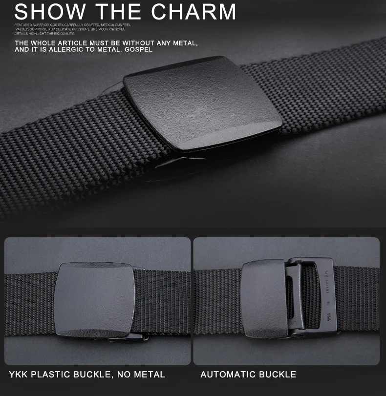 JIFANPAUL Automatic Buckle Nylon Belt Male Army Tactical Belt Mens Military Waist Canvas Belts Cummerbunds High Quality Strap