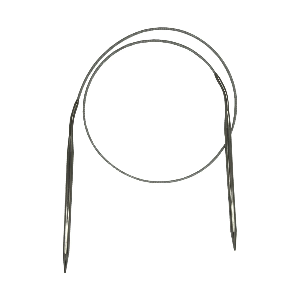 1.5-10mm Stainless Steel Circular Knitting Needles Crochet Needles Pins Needle Craft Tools For Set of Knitting Hooks DIY Weaving