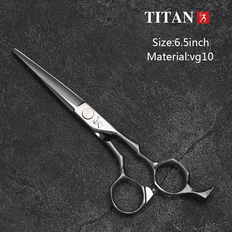 TITAN 6.5 Inch Hair Scissors Barber Cutting Hair Scissors Professional Cut Hairdressing Shear Hair Cut Salon Scissors