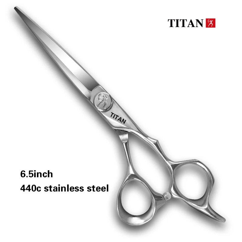 TITAN 6.5 Inch Hair Scissors Barber Cutting Hair Scissors Professional Cut Hairdressing Shear Hair Cut Salon Scissors