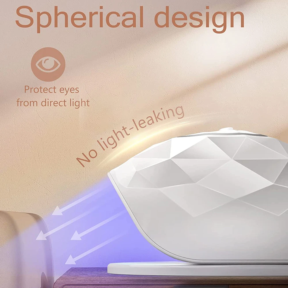 UV LED Lamp For Nails Drying Manicure Lamp With Memory Function LCD Display Professional LED Nail Lamp For Nail Art Salon Tools