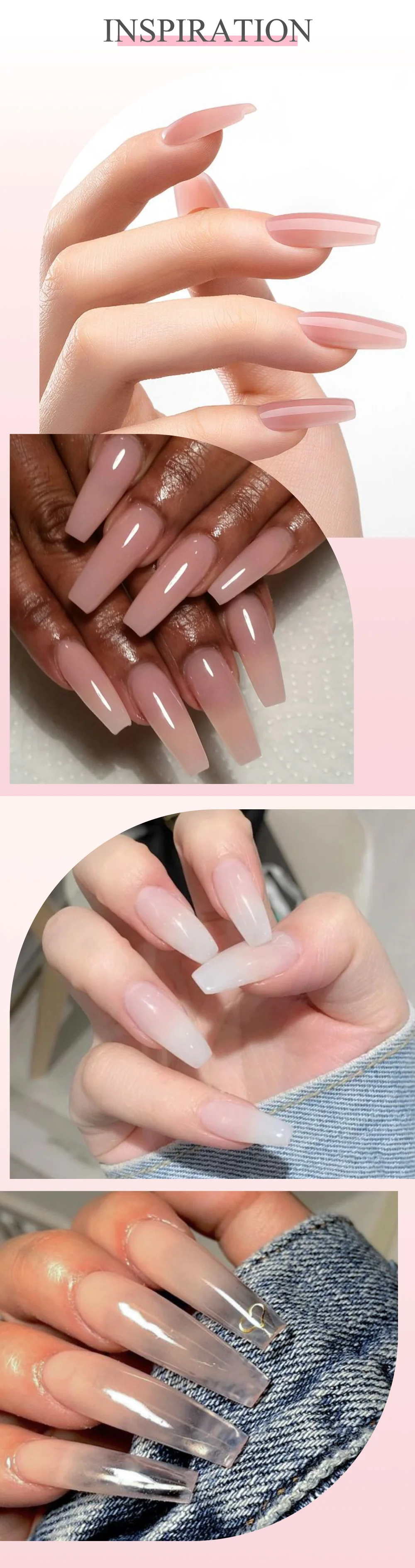 CANNI Cream Extension Gel Venalisa Jelly Gel Milky White UV Construction Gel Soak Off Self Leveling Builder Nail Gel Polish