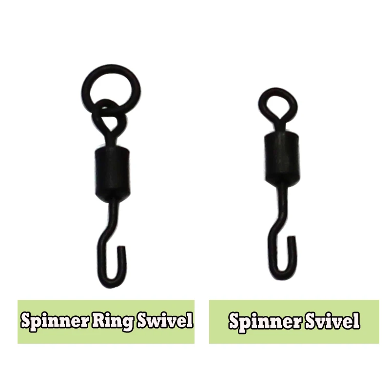 Spinner Swivel for Ronnie Rig Carp Fishing Accessories for Carp Rig Micro Hook Swivel Hook Sleeve Tackle Quick Change Swivel