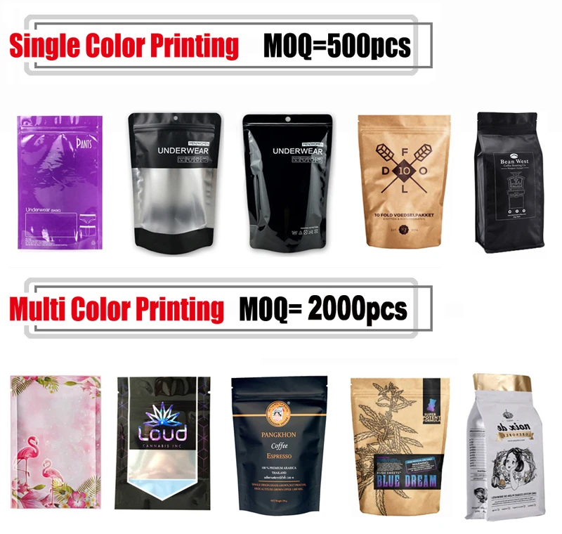 100Pcs 65x85mm Open Top Aluminum Foil Packaging Bag Heat Sealable Herbal Coffee Snack Nut Tea Candy Powder Gifts Storage Pouches