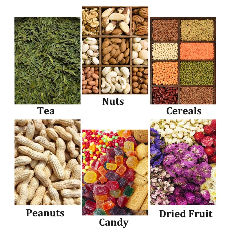 100Pcs 65x85mm Open Top Aluminum Foil Packaging Bag Heat Sealable Herbal Coffee Snack Nut Tea Candy Powder Gifts Storage Pouches