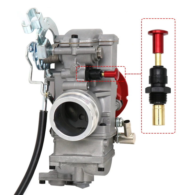 ZSDTRP for Keihin FCR Carburetor Starter Valve Comp Cable Operated Choke Carb Choke Plunger Starter Valve Kit for CRF 250 450X