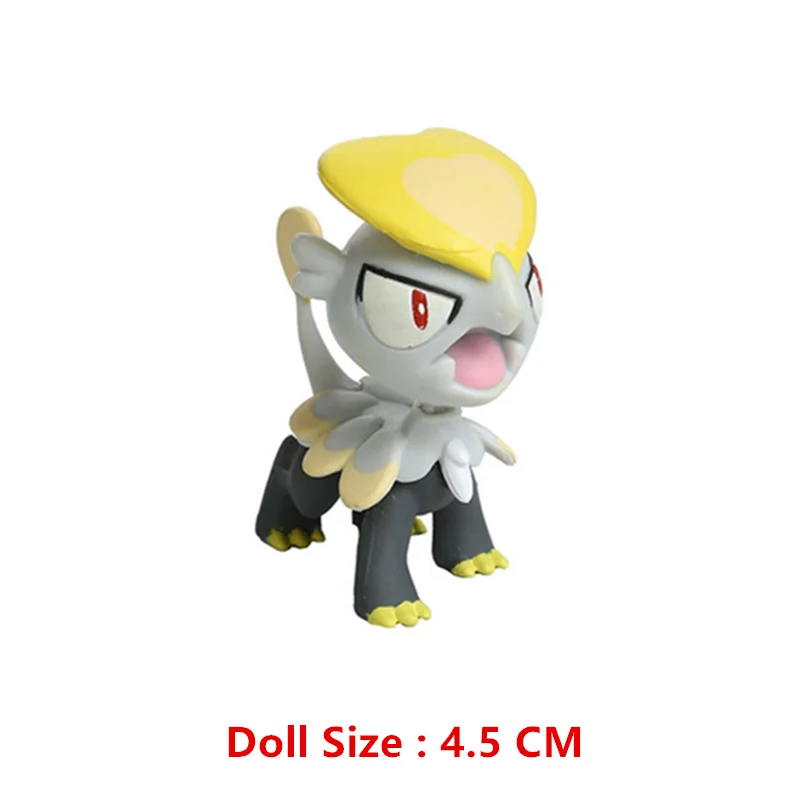 3-7 Cm PokemonCartoons Anime Figure Pikachu Mew Snorlax Charmander Cosplay Collection Pet Pocket Monster Action Model Toy Gifts