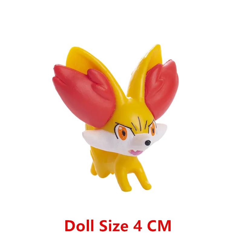 3-7 Cm PokemonCartoons Anime Figure Pikachu Mew Snorlax Charmander Cosplay Collection Pet Pocket Monster Action Model Toy Gifts