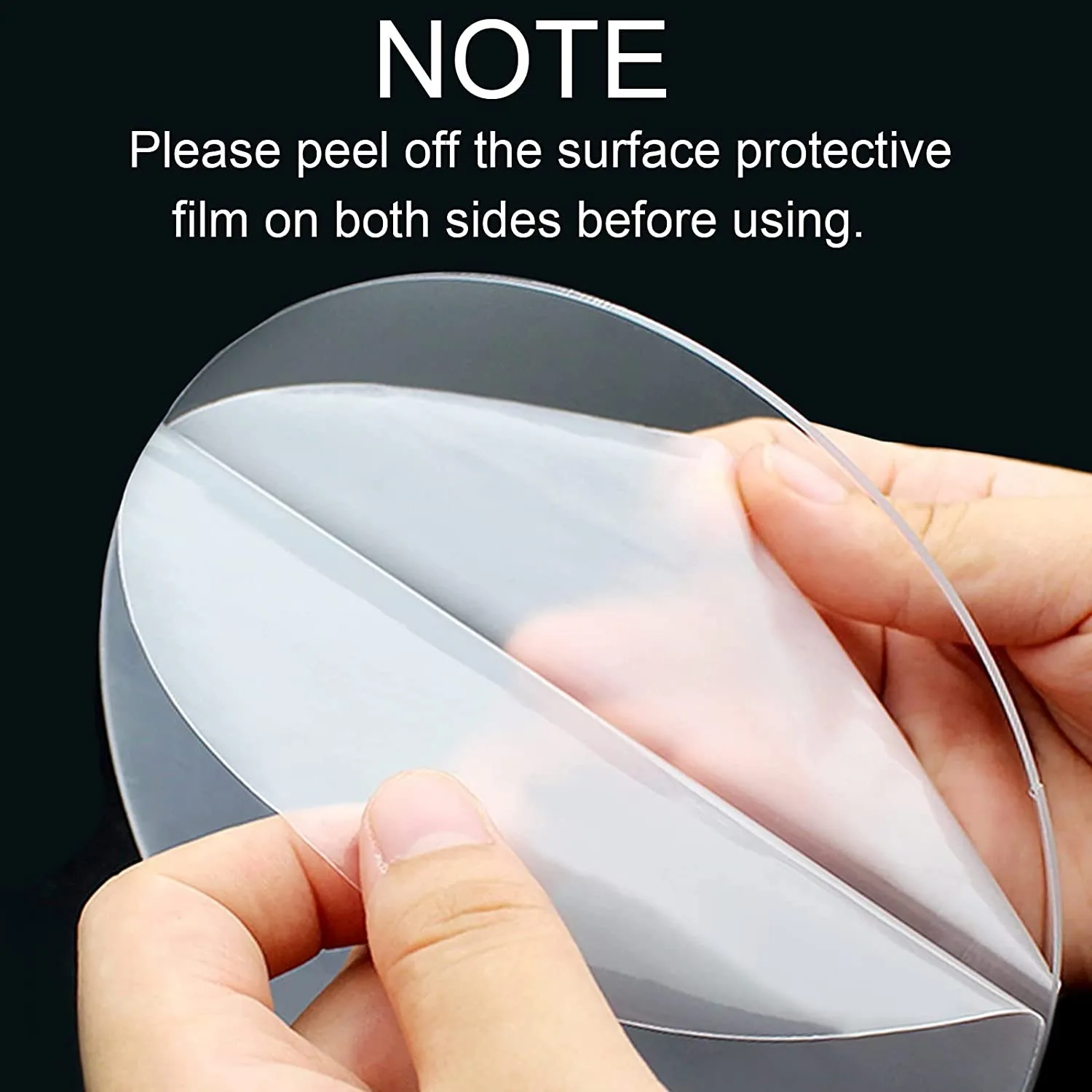 10/20/30/40/50 Pcs Clear Acrylic Round Blank 2/3/4/6 Inch 2mm Thick Round Acrylic Discs For Art Projects Painting DIY Craft