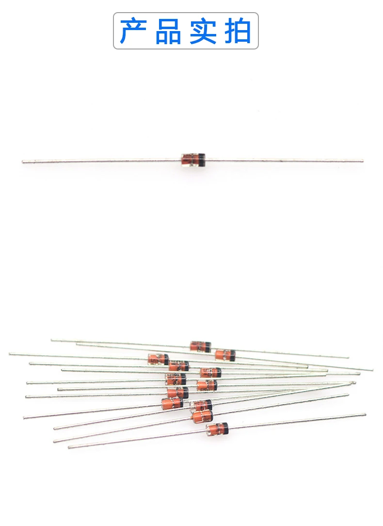 50pcs Zener Diode New Original 1N4732A 1N4732 1N4733A 1N4733 DO-41 1W 4v7 5v1 4.7v 5.1v