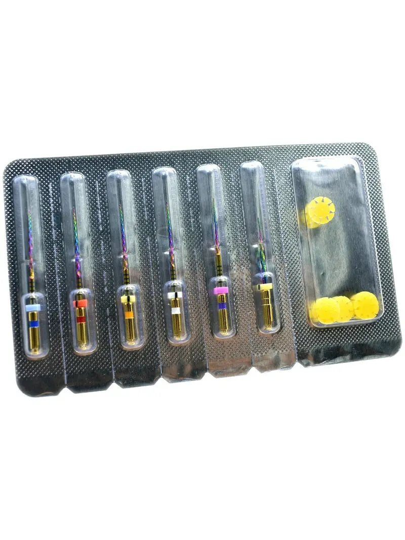 Dental Rotary Super Files Rainbow Files Thermal Activation Accessories Endodontic For Root Canal Files Cleaning Dentist Use