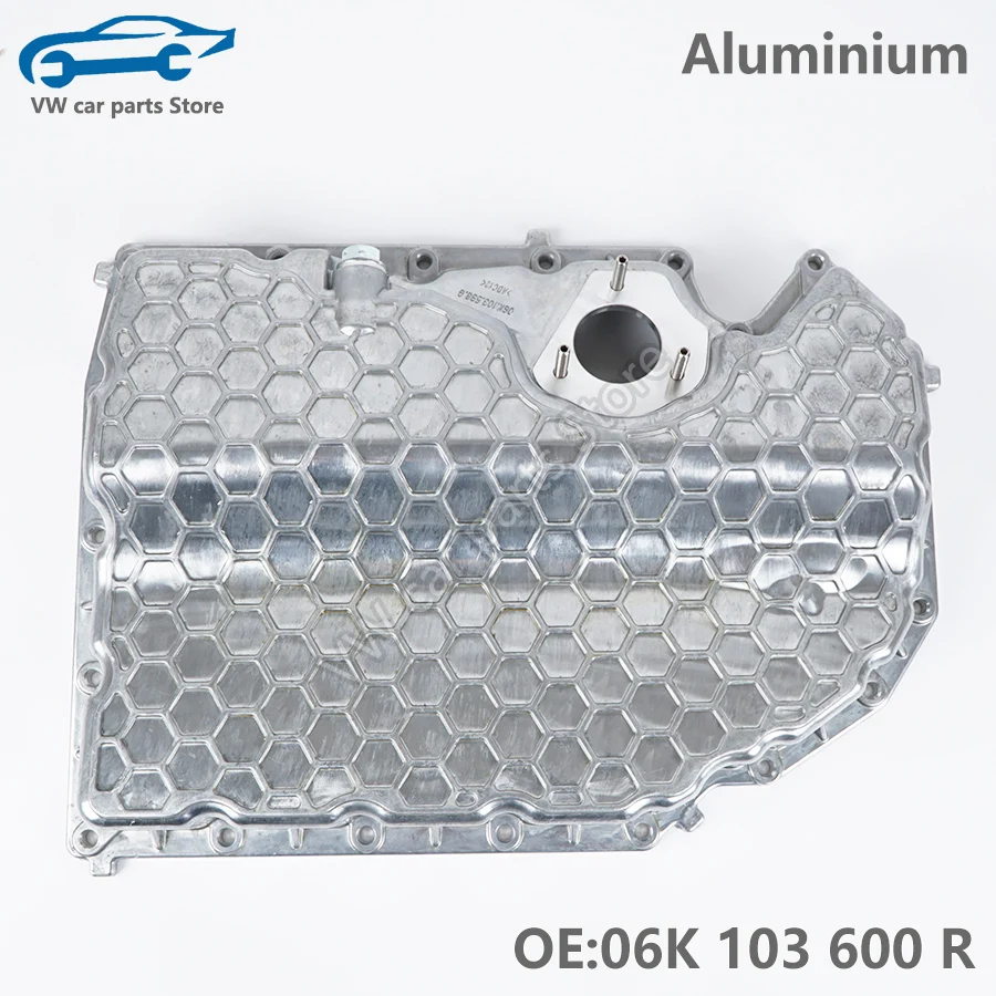 06K103600R All Aluminum Alloy Improved Oil Tray Waste Oil Pan For Audi A1 A3 Q2 TT VW Golf MK7 GTI Sharan Tiguan 06K 103 600 R