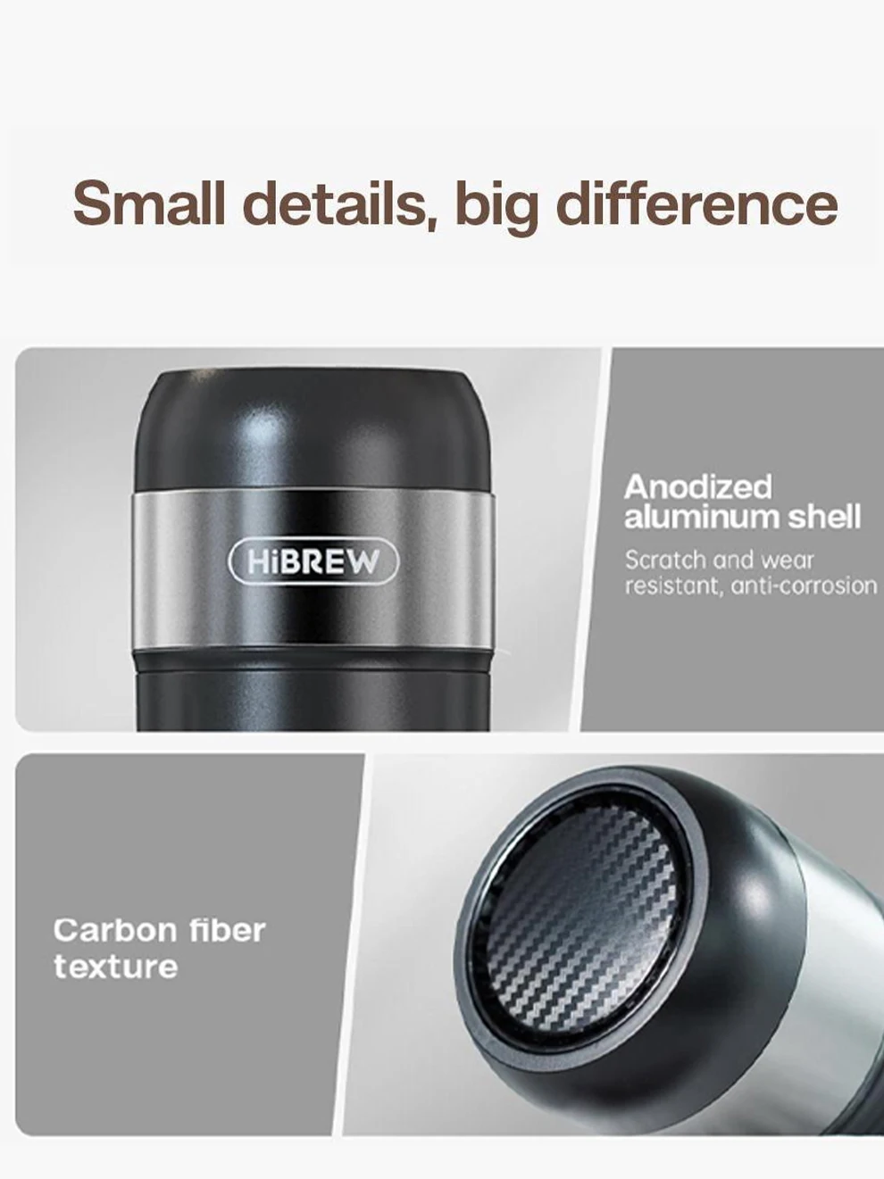 HiBREW Portable Coffee Machine for Car & Home,DC12V Expresso Coffee Maker Fit Nexpresso Dolce Pod Capsule Coffee Powder H4A NEW