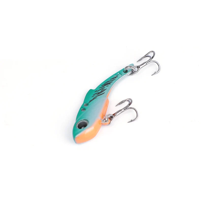 OUTKIT VIB Spoon Fishing Lure 3.5/5g Metal Spinner Fishing Bait Crankbait Bass Artificial Hard Baits Cicada VIB Fishing Tackle