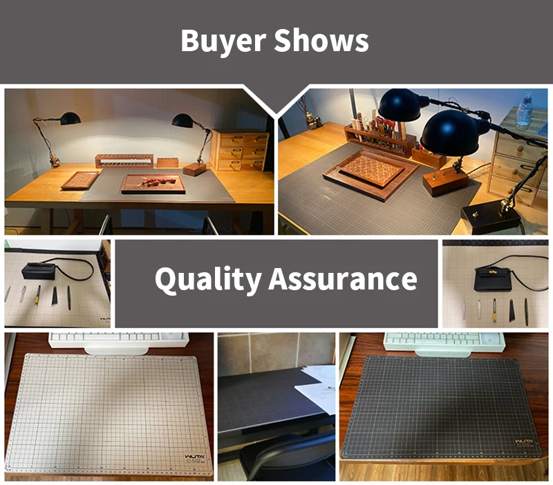 WUTA New Fabric Cutting Mat, Leather Cutting Board A1 A2 A3 A4 A5 Professional Self Healing Quality Double-Sided Craft Tool Set