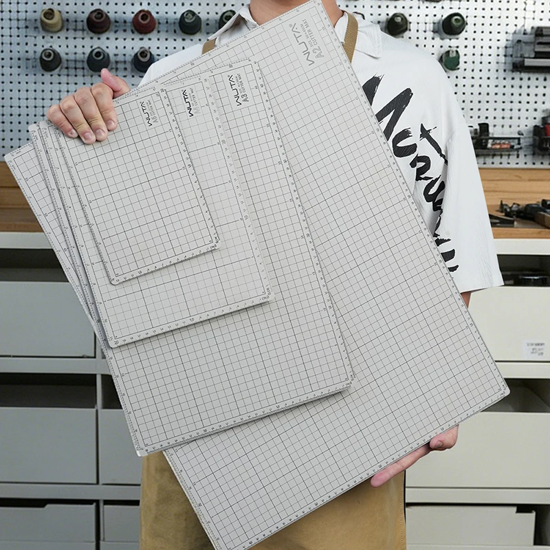 WUTA New Fabric Cutting Mat, Leather Cutting Board A1 A2 A3 A4 A5 Professional Self Healing Quality Double-Sided Craft Tool Set