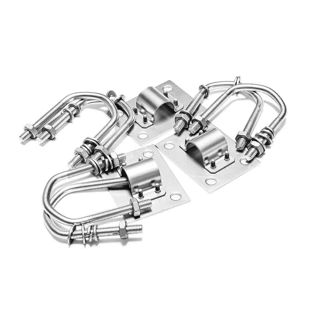 20mm Omni Fiberglass Antenna Clip Anti-falling Bracket Holder U Bolts Installation Clamp Holding Pole Fixation