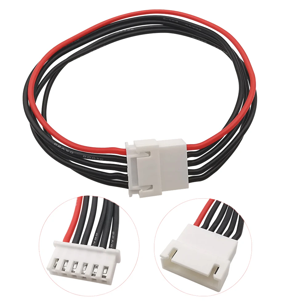 2/5Pcs JST-XH 2S 3S 4S 5S 6S 7S 8S LiPo Battery Balance Charger Extension Cable Balance Charging Wire 20CM 7.8Inch 22AWG