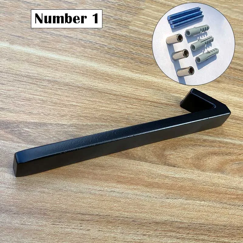 125mm Black House Numbers Letters Outdoor Address Sign Plate For Yard Floating Metal Door Number Doorplates Modern Mailbox Signs
