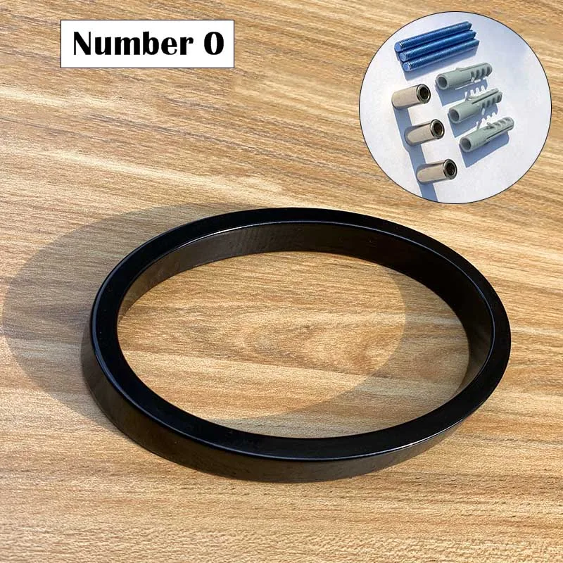125mm Black House Numbers Letters Outdoor Address Sign Plate For Yard Floating Metal Door Number Doorplates Modern Mailbox Signs