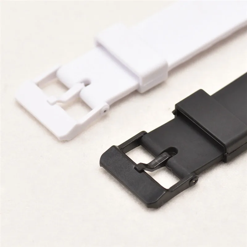 Resin Strap For Casio MRW-200H 18MM Watch Band Mens Sports Waterproof Black White Replacement Watch Accessories