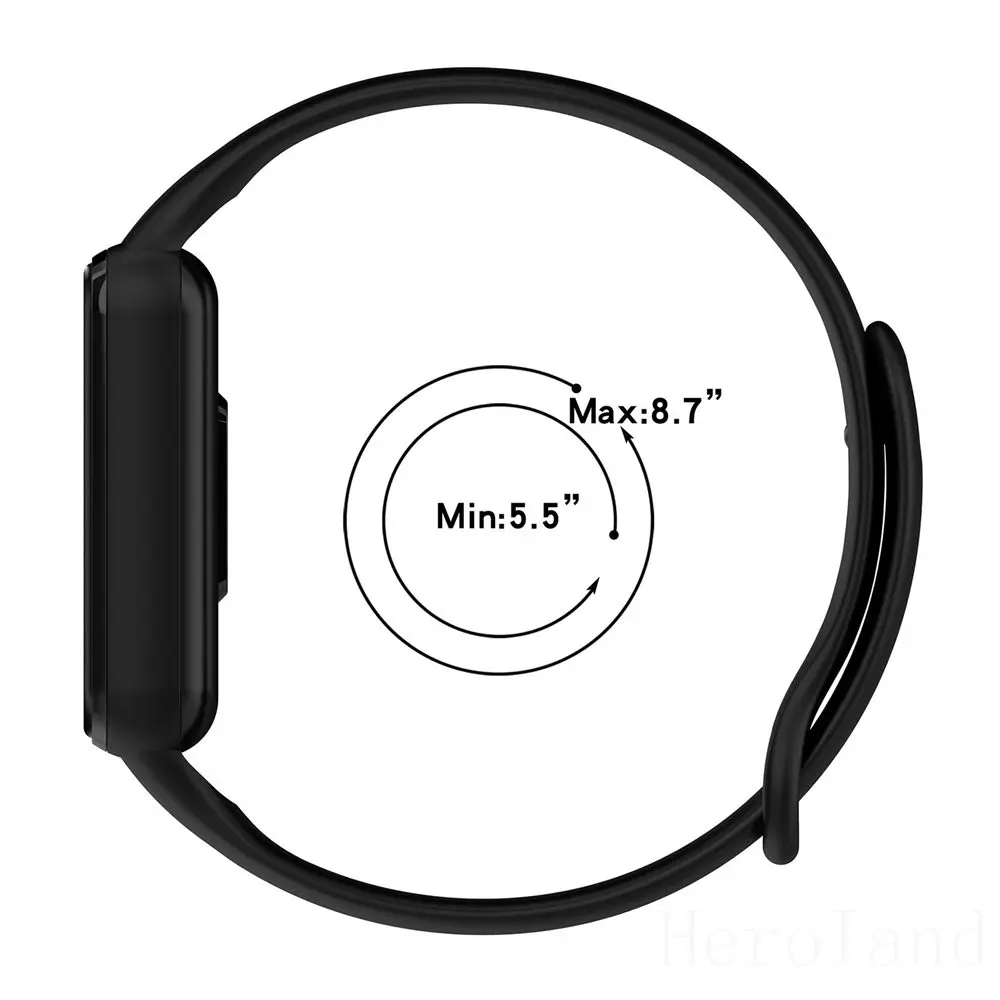 Fashion Silicone WatchStrap For Huami Amazfit Band 7 SmartWatch Band Bracelet Wristband For Amazfit band7 Strap Buckle +film