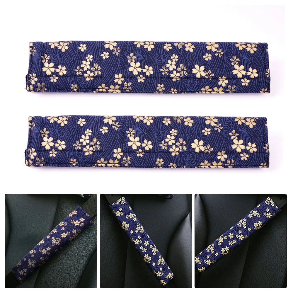RASTP-Universal 2PCS Car Seat Belt Cover Auto Seat Belt Covers JDM Style Fabric Protector Safety Belts Shoulder Pad RS-BAG078