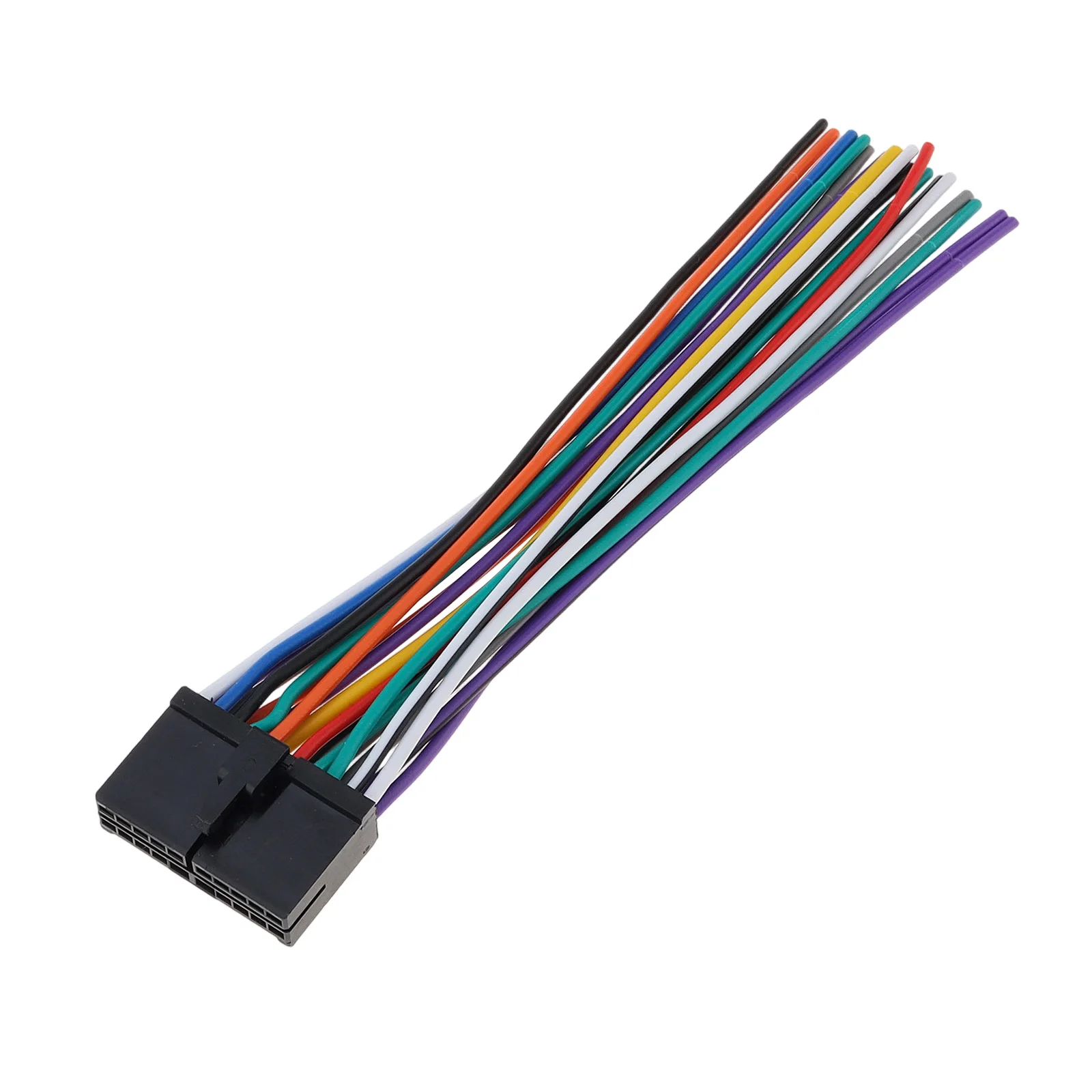 12V 20pin Car CD / DVD Radio Stereo Wire Harness Cable Cord Connector Adapter Fit for Dual XDVD156BT / XDVD176BT / XDVD276BT