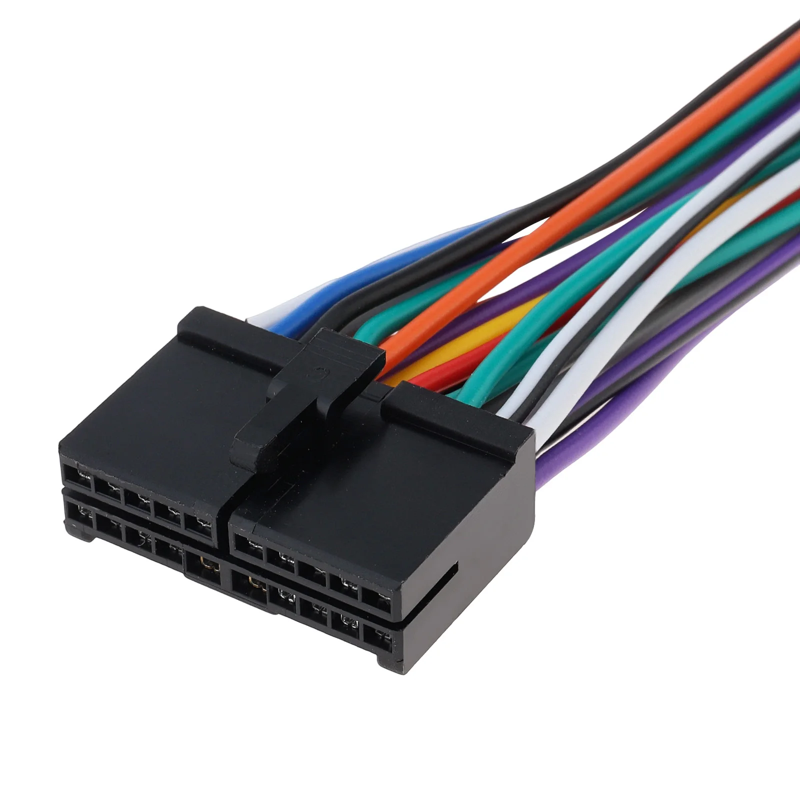 12V 20pin Car CD / DVD Radio Stereo Wire Harness Cable Cord Connector Adapter Fit for Dual XDVD156BT / XDVD176BT / XDVD276BT